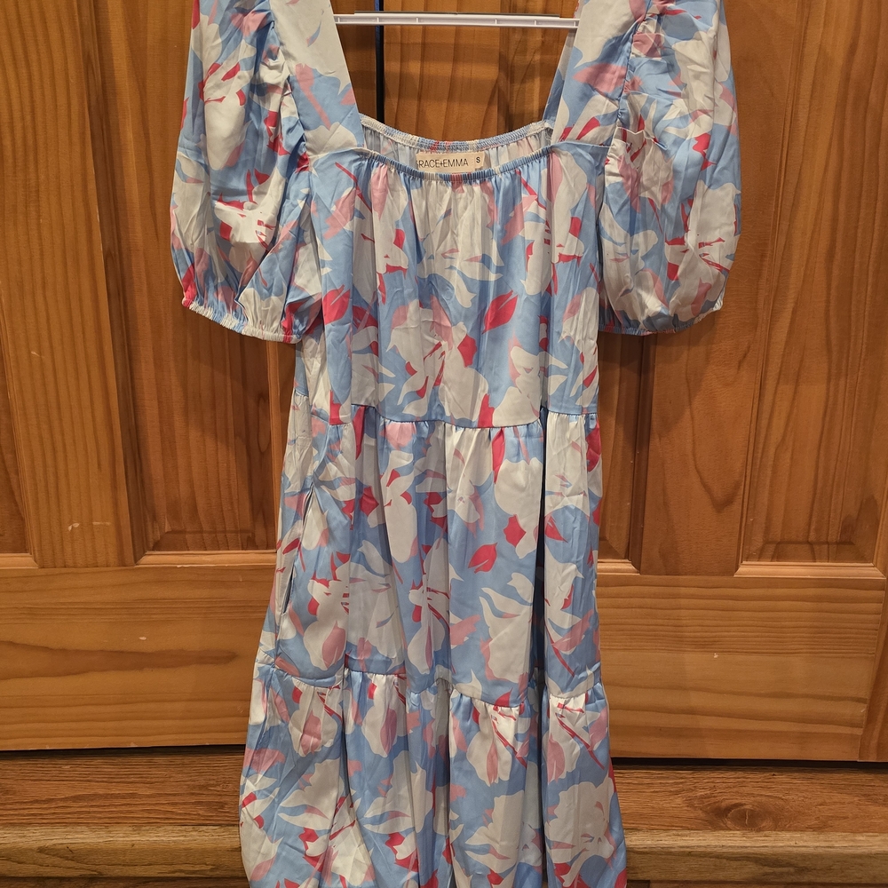 Floral Puff Sleeve Dress